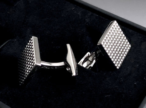 GEMELLI SQUARE DIAMOND HEAD 05568 S.T. DUPONT SILVER