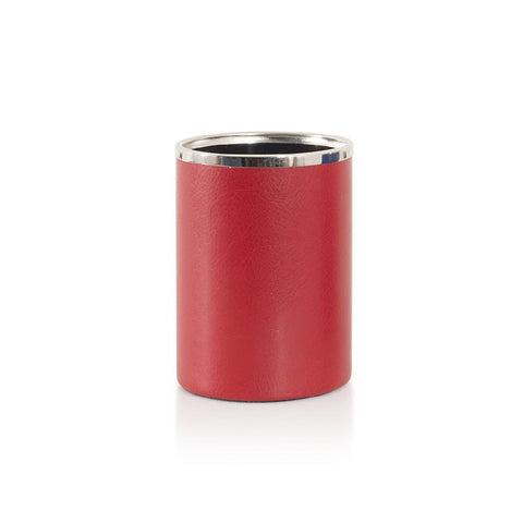 BICCHIERE PORTA PENNE IN ECOPELLE ROSSO INTEMPO ART. 4215MS28 Intempo