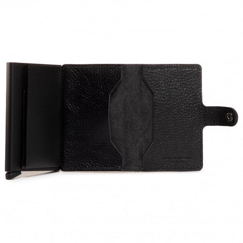 MINIWALLET SECRID VEG BLACK