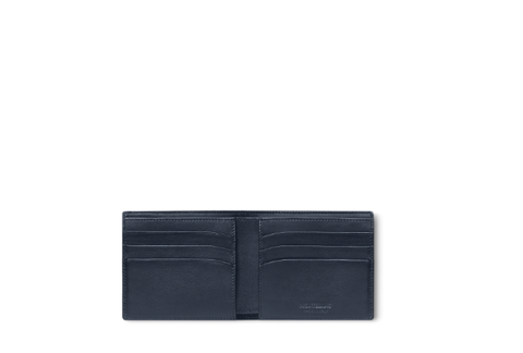 "MONTBLANC SOFT GRAIN BLUE WALLET ARTIKEL 127945"