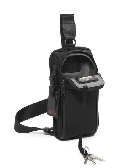 TUMI ALPHA COMPACT SLING BLACK 142398-1041