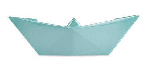 BARCHETTA PICCOLA ORIGAMI TIFFANY CERAMICHE CRESCENTINI ART. 2372