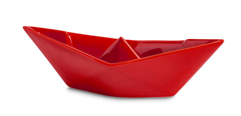 BARCHETTA ORIGAMI MEDIA ROSSO CERAMICHE CRESCENTINI ART. 2375