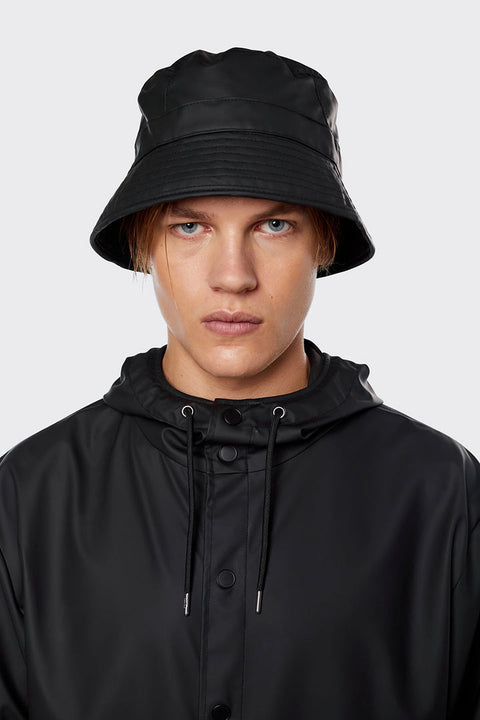 CAPPELLO BUCKET HAT W2 "S/M" 20010 RAINS BLACK