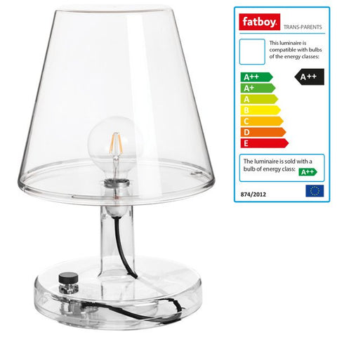 FATBOY TRANS-PARENTS TRANSPARENTE LAMPE