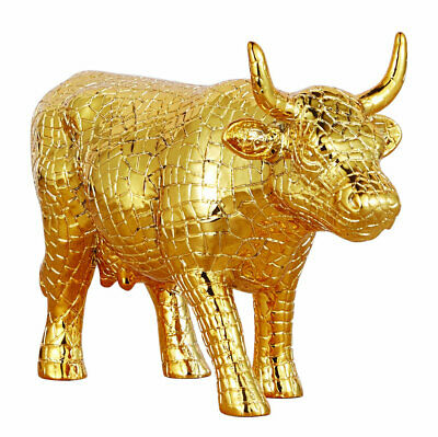 COW PARADE RESIN MIRA MOO GOLD ART 47783