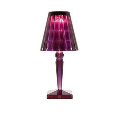 GROSSE BATTERIELAMPE PLUM DIRECT POWER 09470PR KARTELL LILA