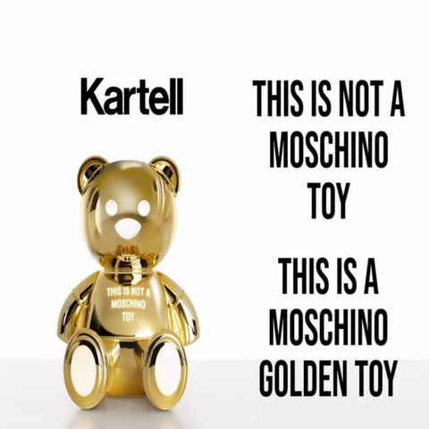 SPIELZEUG-METALLLAMPE 08837/00 KARTELL GOLD