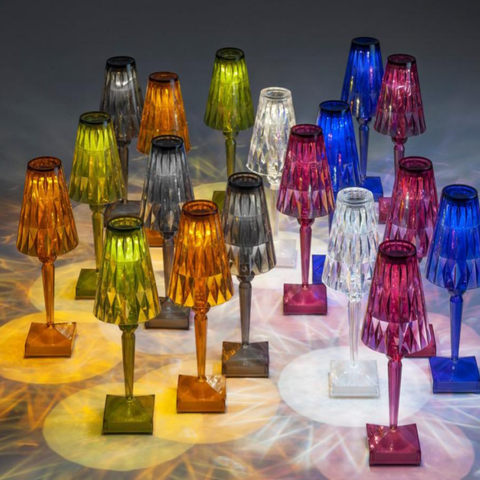 Kartell Batterie-Pflaumenlampe Art. 9140PR