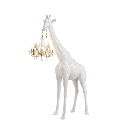 NEU GIRAFFE IN LOVE M WEISS INDOOR