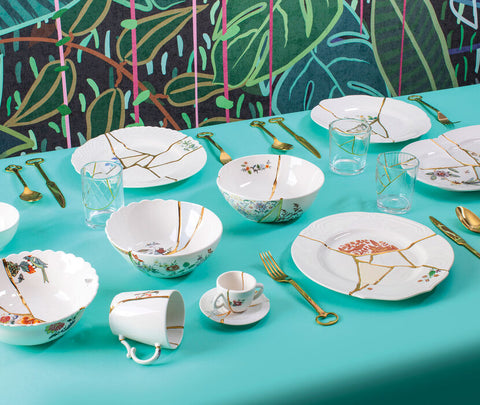 SELETTI KINTSUGI PORZELLAN TIEFER TELLER ART 09621