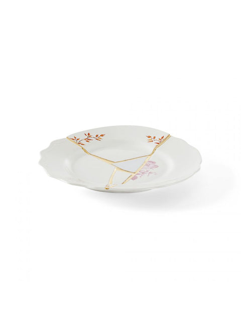 FRUIT PLATE SELETTI KINTSUGI PORCELAIN N1 ART 09601