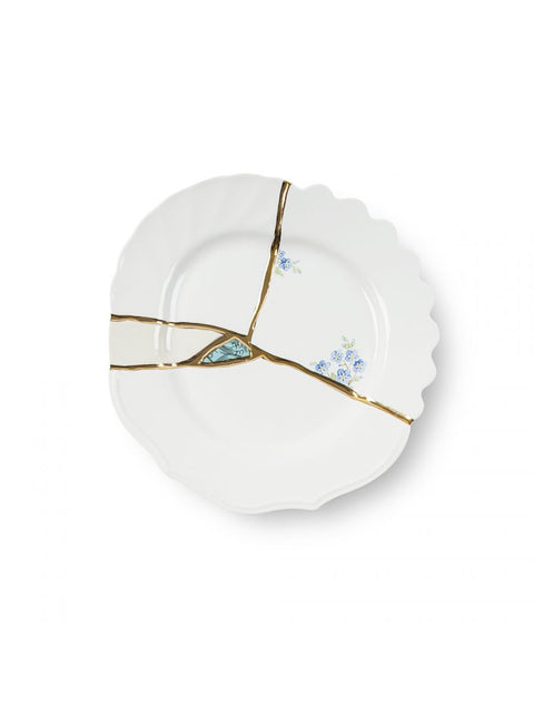 FRUIT PLATE SELETTI KINTSUGI PORCELAIN N 3ART 09603