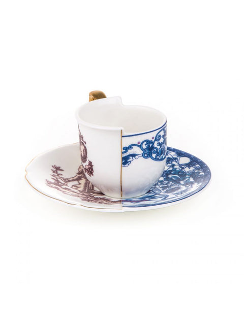 TAZZINA CAFFE' CON PIATTINO HYBRID-EUFEMIA 09741 SELETTI
