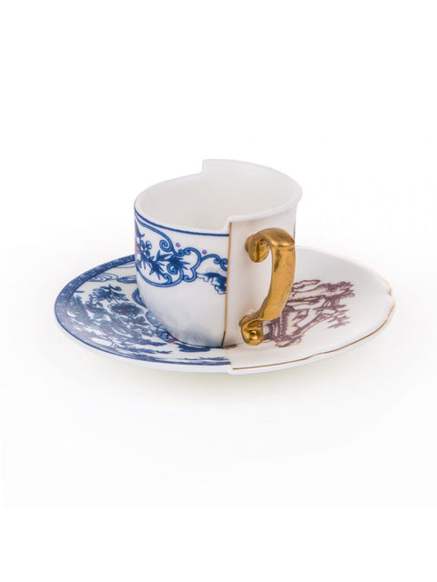 TAZZINA CAFFE' CON PIATTINO HYBRID-EUFEMIA 09741 SELETTI