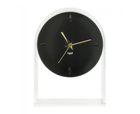 AIR DU TEMPS GOLD SCHWARZE KRISTALLUHR 1930 B9 KARTELL SCHWARZ
