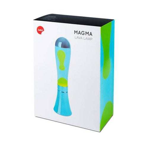 BALVI BLAU-LIMETTE ALUMINIUM-MAGMA-LAVA-LAMPE ART 26989