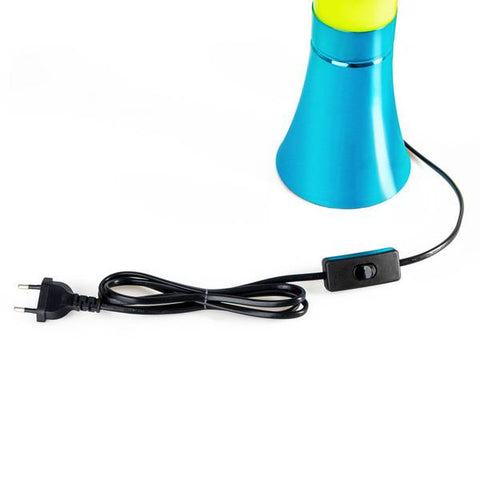 BALVI BLAU-LIMETTE ALUMINIUM-MAGMA-LAVA-LAMPE ART 26989