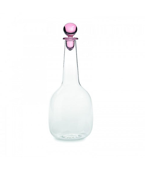 SAFFRON BALL BOTTLE TRANSP. PINK CAP