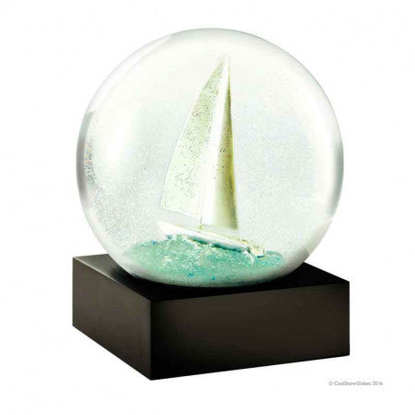 COOL SNOW GLOBE SAILBOAT CS220
