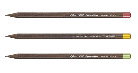CARAN D'ACHE NESPRESSO 3ER-PACK BLEISTIFTE
