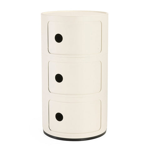 COMODINO COMPONIBILE 3 ELEMENTI OPACO 4988/03 KARTELL WHITE