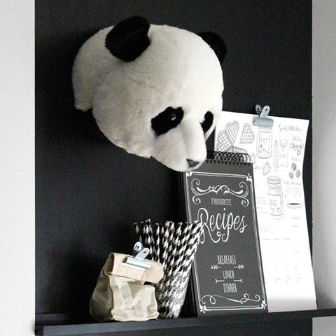 TROFEO PELUCHE DA PARETE WILD AND SOFT"THOMAS" PANDA ART WS0046 Wild and soft