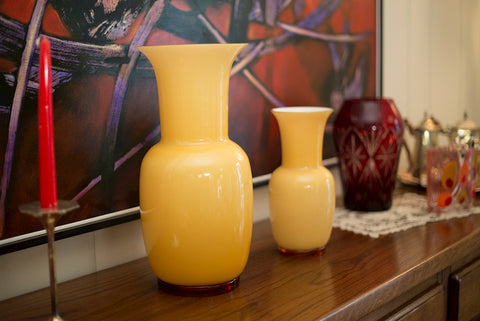 "VENINI OPAL VASE 706.38 AA"