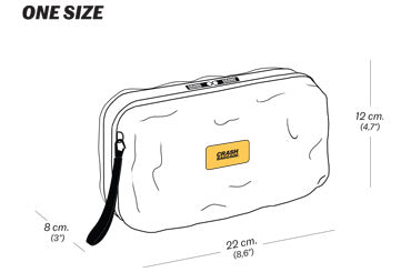 CRASH BAGGAGE CLUTCH MINI ICON CB 370 SCHWARZ