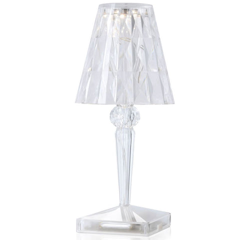 LAMPADA BATTERY 9140 B4 CRISTALLO KARTELL TRANSPARENT