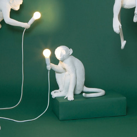 LAMPADA SELETTI RESINA MONKEY LAMP SEDUTA ART 14882