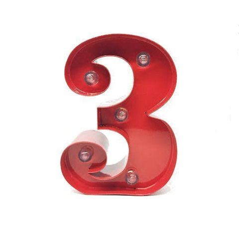 NUMERINO 3 PUSHER RED