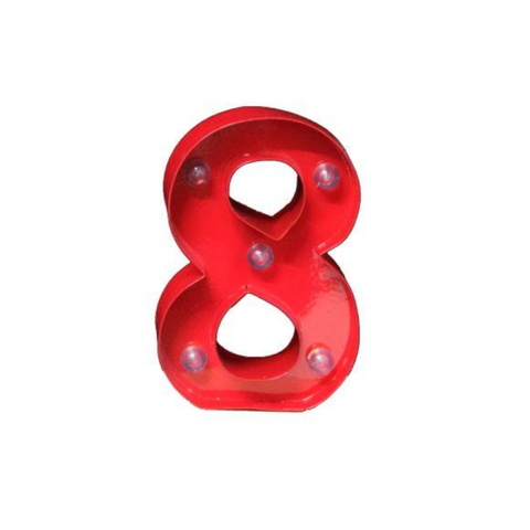 NUMERINO 8 PUSHER RED