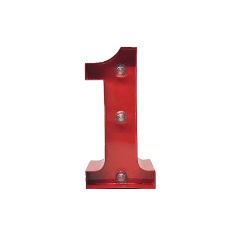 NUMERINO 1 PUSHER RED