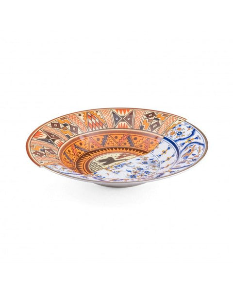 SELETTI HYBRID TULA TIEFER TELLER AUS PORZELLAN ART 09131
