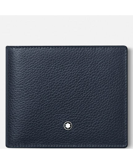 "MONTBLANC SOFT GRAIN BLUE WALLET ARTIKEL 127945"
