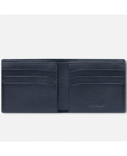 "MONTBLANC SOFT GRAIN BLUE WALLET ARTIKEL 127945"