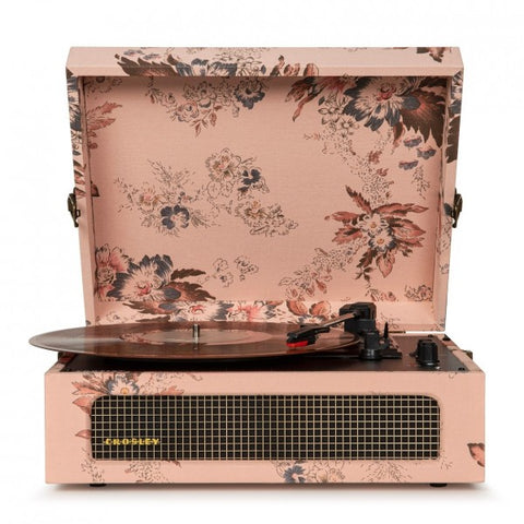 GIRADISCHI VOYAGER FLORAL CR8017B-FL4 CROSLEY PINK