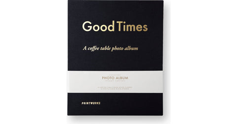 PHOTO ALBUM PRINTWORKS GOOD TIMES BLACK L