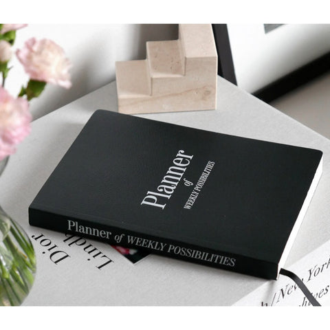 WEEKLY PLANNER TIMELESS BLACK ART.PW00585
