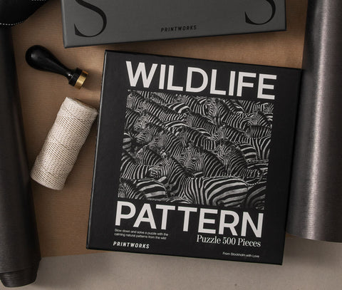 PUZZLE PRINTWORKS WILDLIFE MUSTER ZEBRA