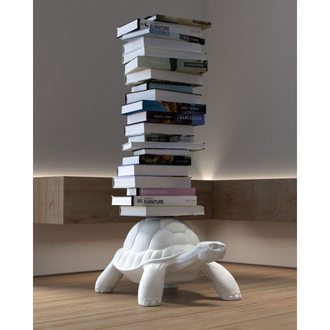 TURTLE CARRY BÜCHERREGAL WEISS QEEBOO