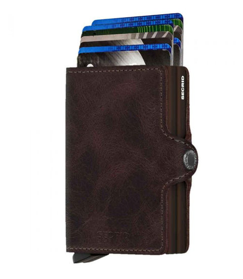 TWINWALLET SECRID VINTAGE CHOCOLATE