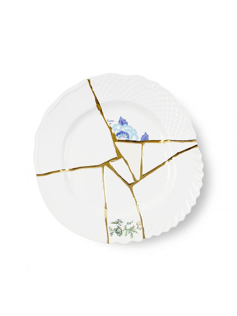 SELETTI KINTSUGI N3 PORZELLAN FLACHER TELLER ART 09613