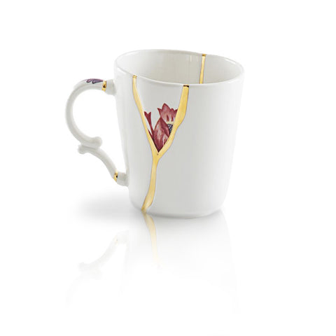 PORZELLANBECHER DURCHM. CM. 8,5 KINTSUGI N. 3 09653 SELETTI WEISS