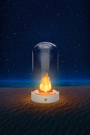 SELETTI MEINE KLEINE LAGERFEUERLAMPE CM 11,2X22,8 H ART 10458 MEHRFARBIG