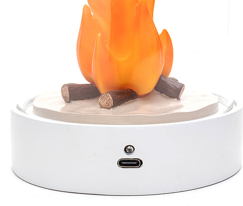 SELETTI MEINE KLEINE LAGERFEUERLAMPE CM 11,2X22,8 H ART 10458 MEHRFARBIG