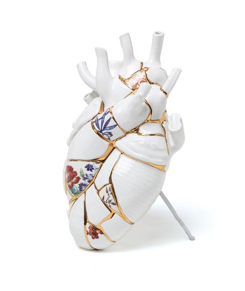 VASE SELETTI LOVE IN BLOOM KINTSUGI ART 09929