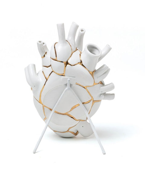 VASE SELETTI LOVE IN BLOOM KINTSUGI ART 09929