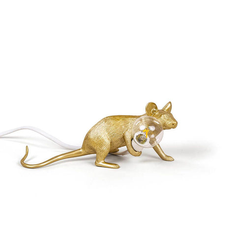 LAMPADA SELETTI MOUSE GOLD ART 15232